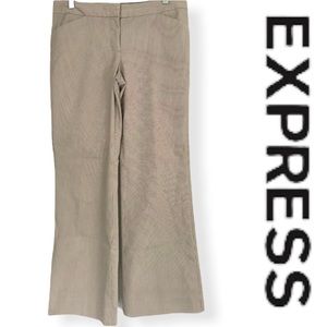 EXPRESS - Brown Striped Trousers